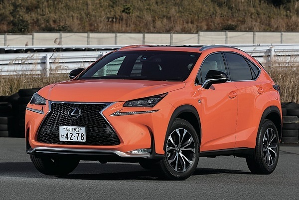 2位:レクサス NX/全長×全幅×全高:4640×1845×1645mm、価格:440万-596万円