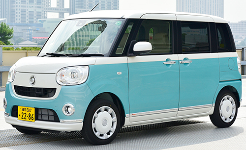 ’16年12月の販売台数6889台で軽3位。楽しさあふれるデザイン、カラーリングで軽の自由さをアピール。エンジンはNAのみ