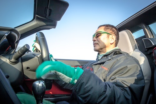 峠から世界までのぼり詰めたドリキン。走りのセンサーも非常に繊細で開発陣への要求も高い