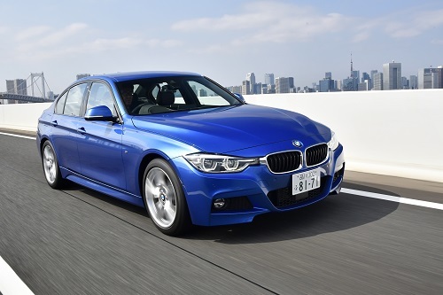 BMW 320d Mスポーツ(608万円)/2Lディーゼルターボ、最高出力:190ps/4000rpm、最大トルク:40.8kgm/1750-2500rpm、JC08モード燃費:21.4km/L