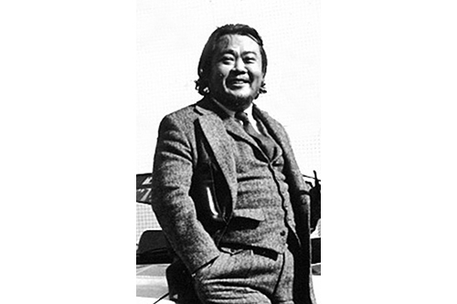 取材中の徳さん