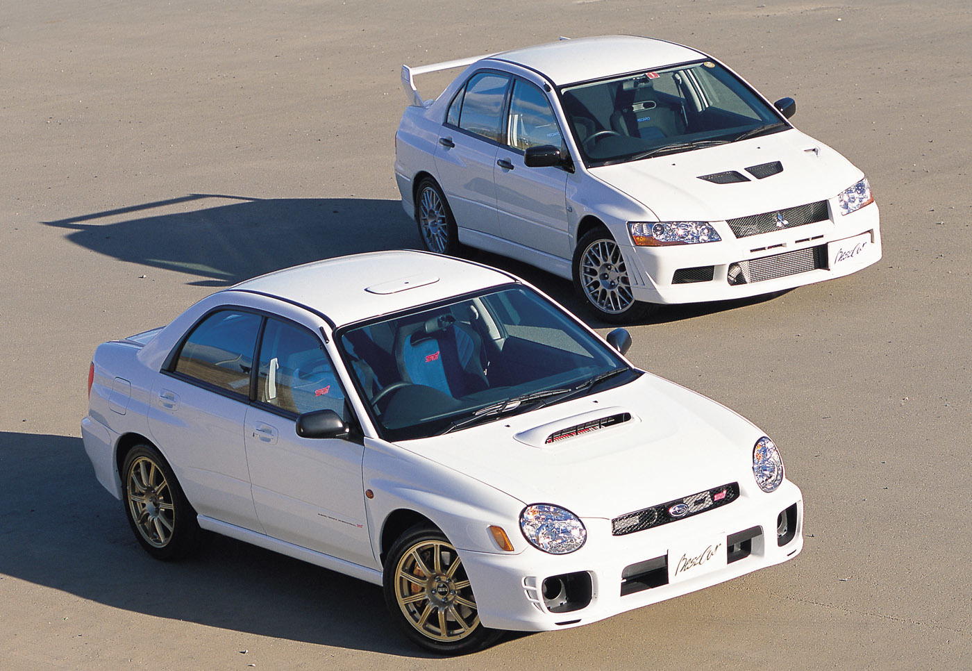 90年代〜2000年代前半、日本自動車界の名勝負といえばランエボ対インプレッサの戦いだった
